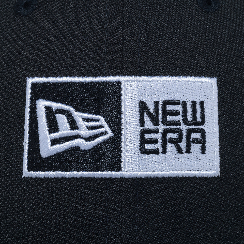 9FORTY ストレッチスナップ ボックスロゴ ブラック × ホワイト | NEW ERA ニューエラ公式オンラインストア