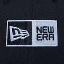 9FORTY ストレッチスナップ ボックスロゴ ブラック × ホワイト | NEW ERA ニューエラ公式オンラインストア
