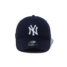 9THIRTY ロングバイザー ニューヨーク・ヤンキース ウォッシュドコットン ブラック × ホワイト | NEW ERA ニューエラ公式オンラインストア