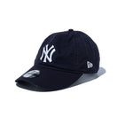 9THIRTY ロングバイザー ニューヨーク・ヤンキース ウォッシュドコットン ブラック × ホワイト | NEW ERA ニューエラ公式オンラインストア