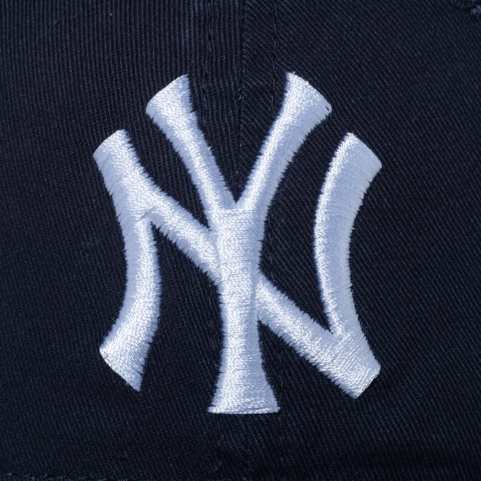9THIRTY ロングバイザー ニューヨーク・ヤンキース ウォッシュドコットン ブラック × ホワイト | NEW ERA ニューエラ公式オンラインストア