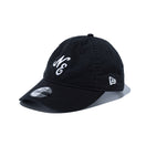 9THIRTY ロングバイザー クラシックロゴ ウォッシュドコットン ブラック × ホワイト | NEW ERA ニューエラ公式オンラインストア