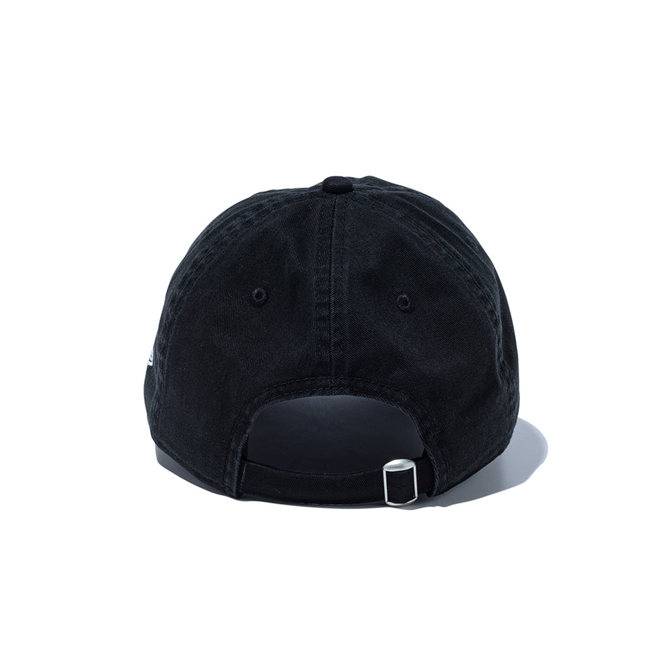 9THIRTY ロングバイザー クラシックロゴ ウォッシュドコットン ブラック × ホワイト | NEW ERA ニューエラ公式オンラインストア