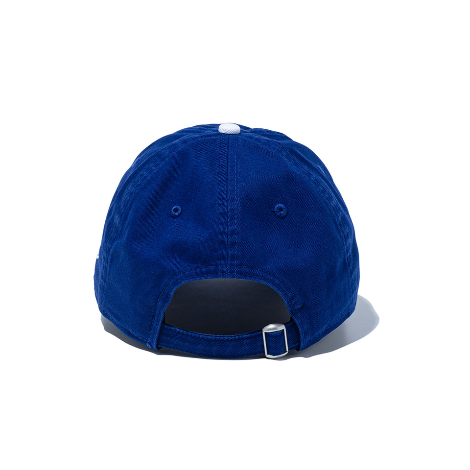 9THIRTY ロングバイザー ロサンゼルス・ドジャース ウォッシュドコットン ダークロイヤル × ホワイト | NEW ERA ニューエラ公式オンラインストア