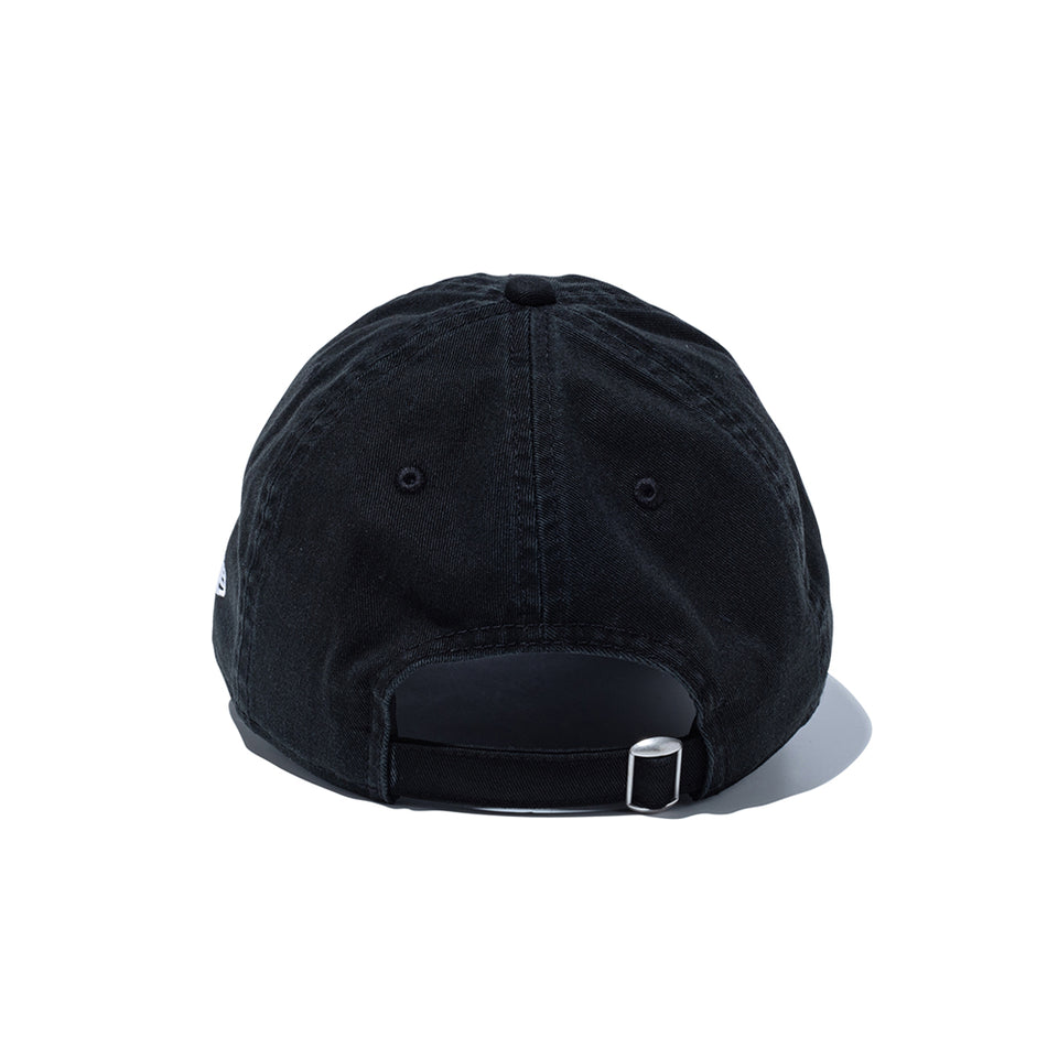 9THIRTY ロングバイザー ベーシック ウォッシュドコットン ブラック × ホワイト | NEW ERA ニューエラ公式オンラインストア