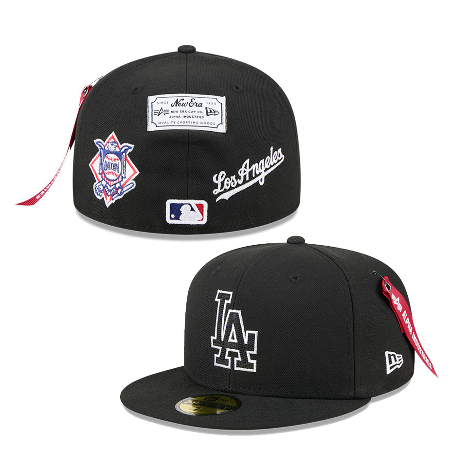 59FIFTY Alpha Industries ロサンゼルス・ドジャース ブラック