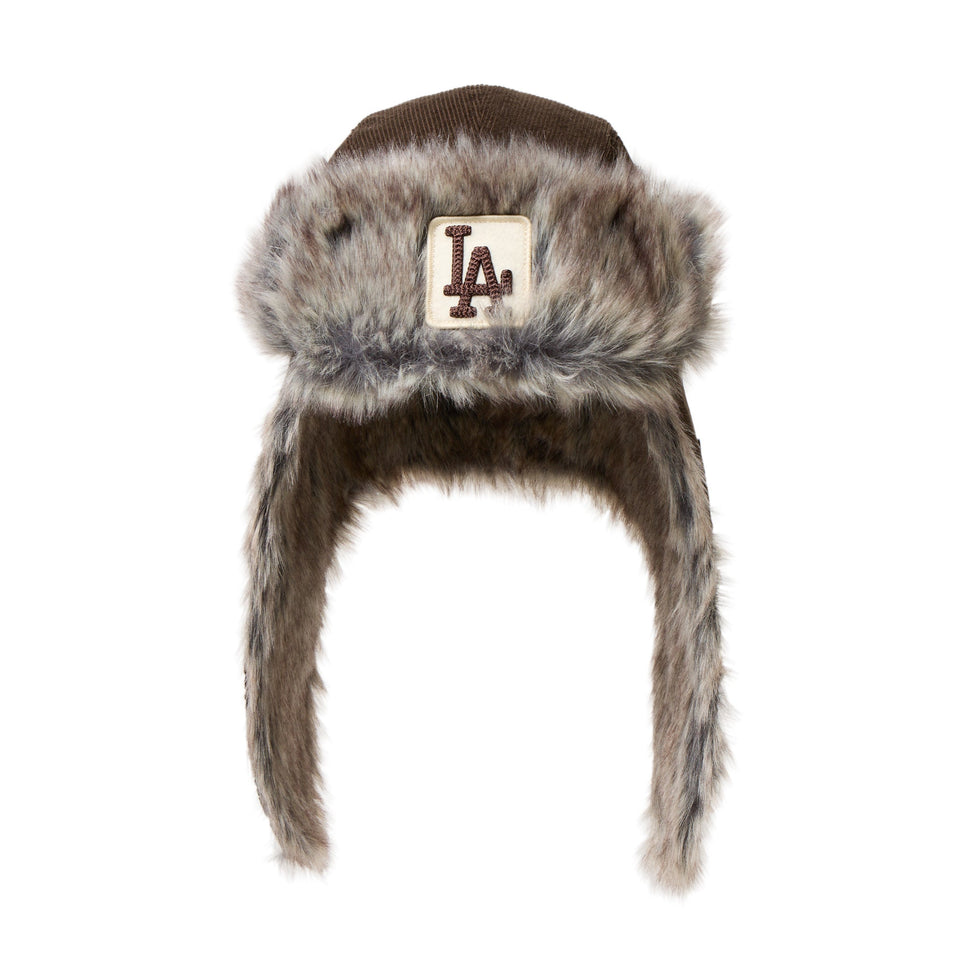 トラッパー コーデュロイ ロサンゼルス・ドジャース ウォルナット