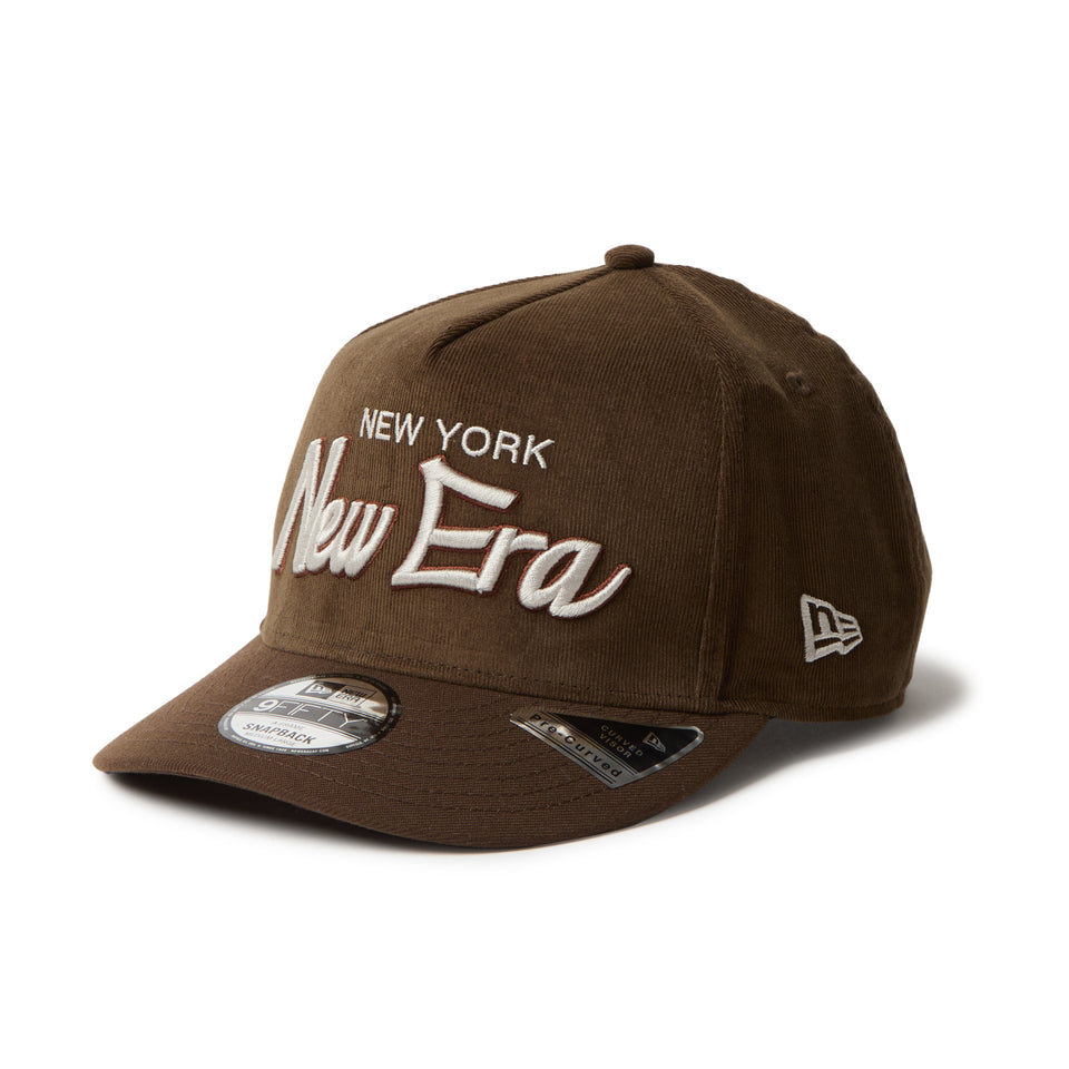 PC 9FIFTY A-Frame Corduroy NEW ERA New York ブラウン | NEW ERA ニューエラ公式オンラインストア