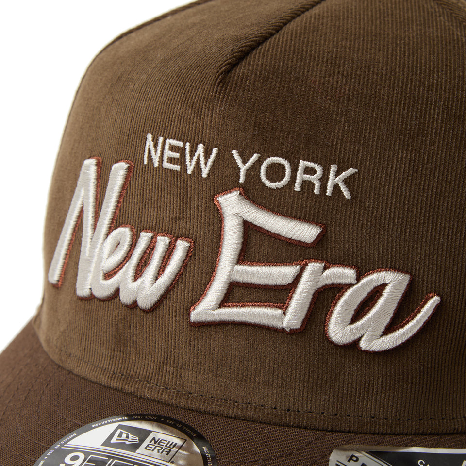 PC 9FIFTY A-Frame Corduroy NEW ERA New York ブラウン | NEW ERA ニューエラ公式オンラインストア