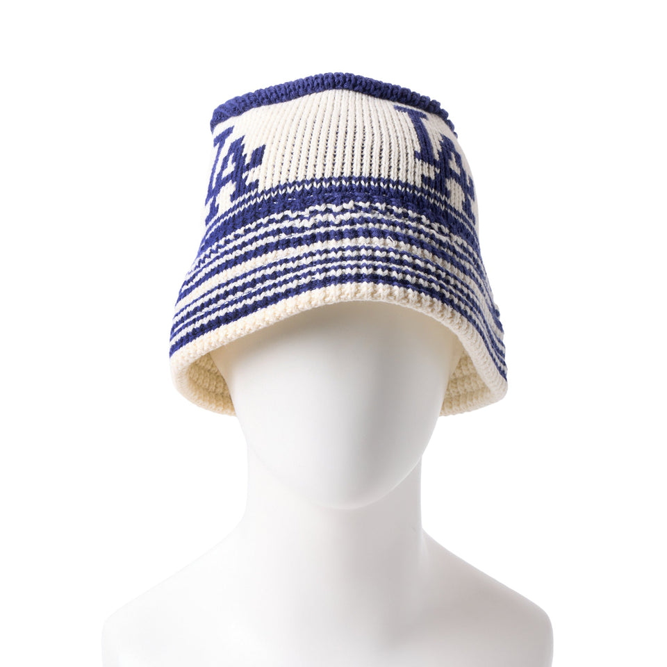 ニットバケット ロサンゼルス・ドジャース インディゴブルー/クローム - 14667669 - SM | NEW ERA ニューエラ公式オンラインストア