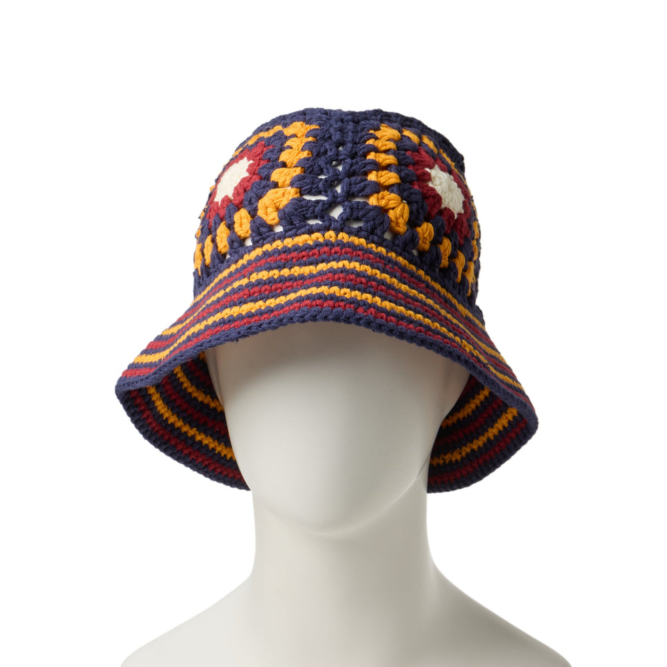 クロシェ ニットバケット ネイビー/イエロー/クローム/レッド - 14667696 - OSFM | NEW ERA ニューエラ公式オンラインストア