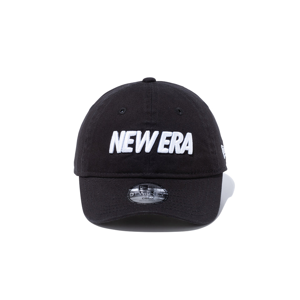 Child 9TWENTY ワードマークロゴ ブラック × ホワイト | NEW ERA ニューエラ公式オンラインストア