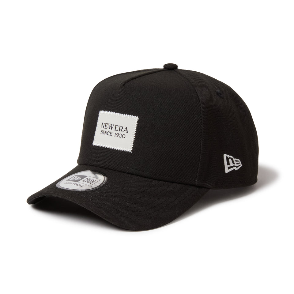 9FORTY A-Frame New Era Since 1920 ウーブンパッチ ブラック クローム