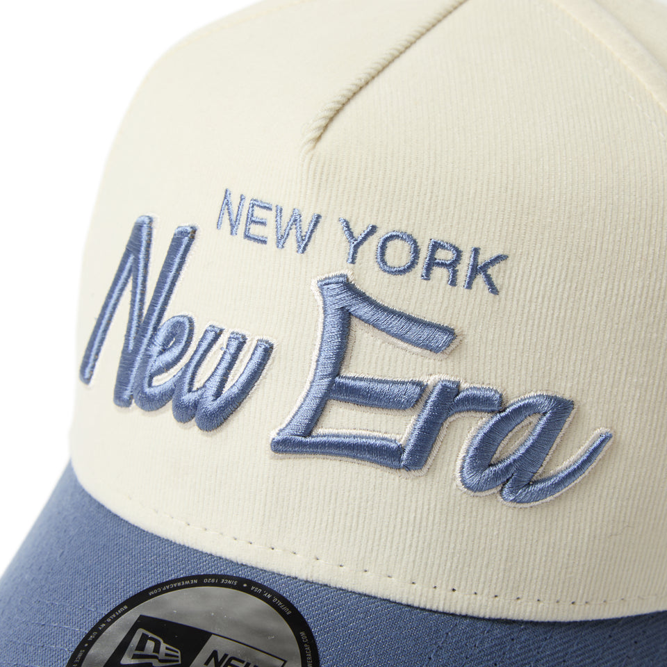 9FORTY A-Frame Corduroy NEW ERA New York クローム スレートバイザー | NEW ERA ニューエラ公式オンラインストア