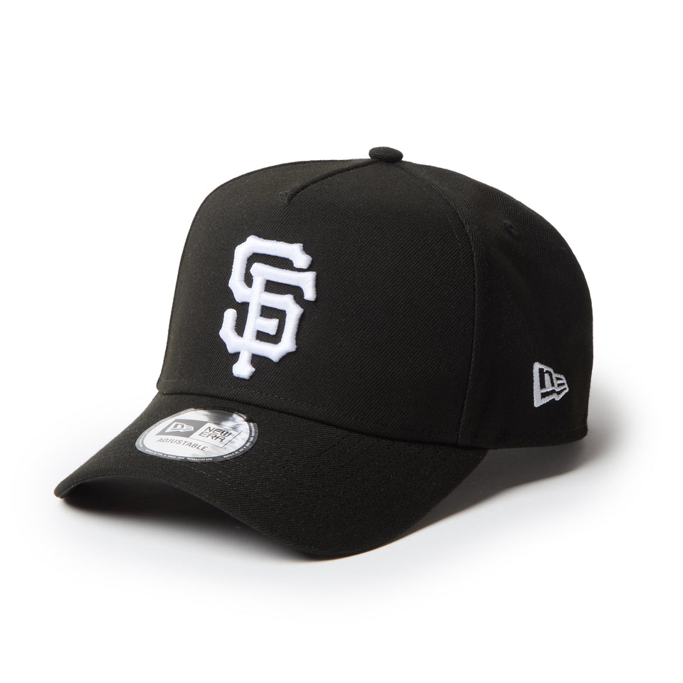 9FORTY A-Frame MLB Black and White モノトーン サンフランシスコ・ジャイアンツ ブラック | NEW ERA ニューエラ公式オンラインストア