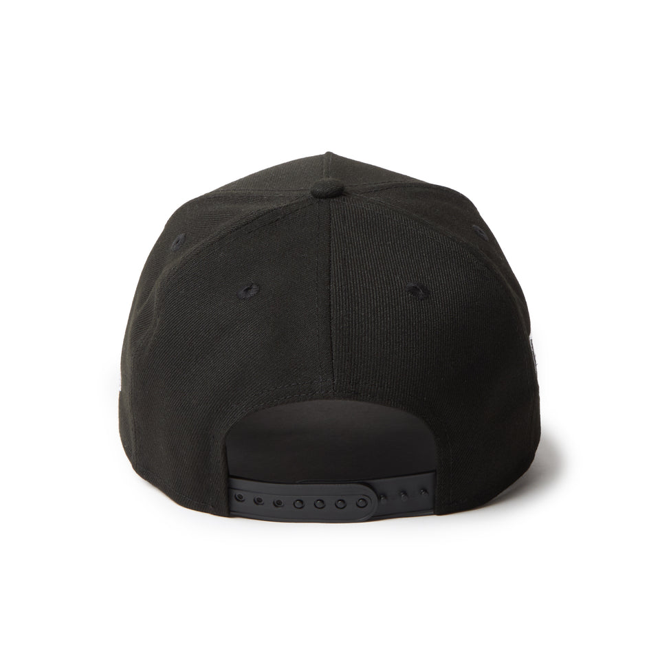 9FORTY A-Frame MLB Black and White モノトーン ニューヨーク･ヤンキース ブラック | NEW ERA ニューエラ公式オンラインストア