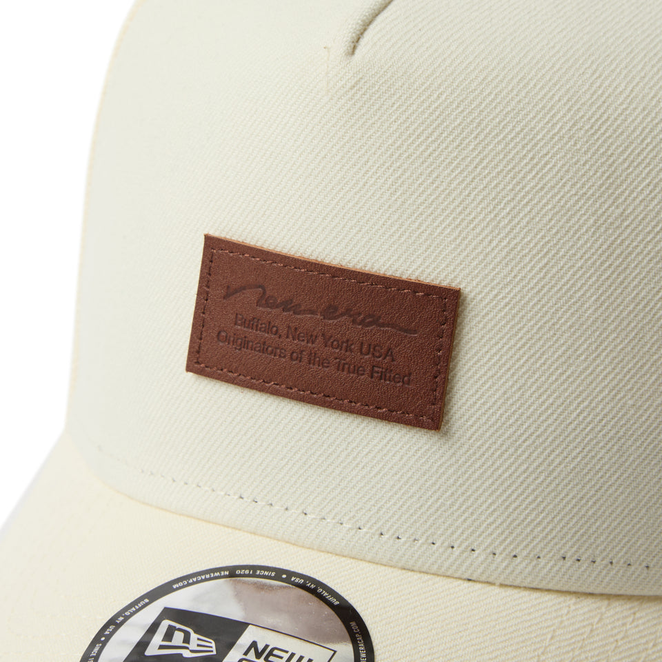 9FORTY A-Frame レザーパッチ クローム | NEW ERA ニューエラ公式オンラインストア
