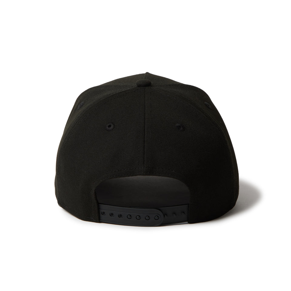 9FORTY A-Frame レザーパッチ ブラック | NEW ERA ニューエラ公式オンラインストア