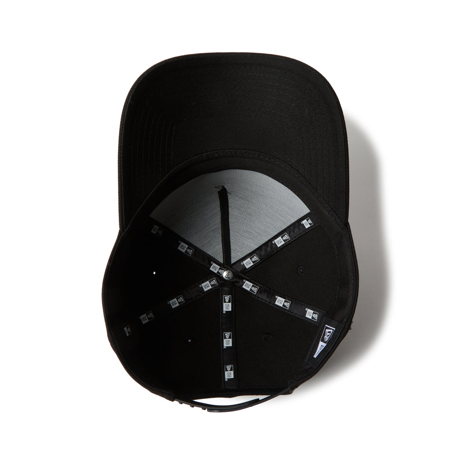 9FORTY A-Frame レザーパッチ ブラック | NEW ERA ニューエラ公式オンラインストア