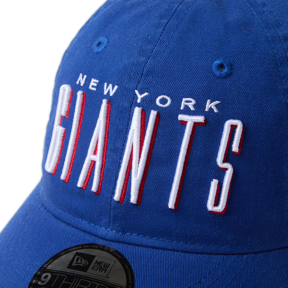 9THIRTY レザーストラップ League Buckle ニューヨーク・ジャイアンツ カーミングブルー | NEW ERA ニューエラ公式オンラインストア