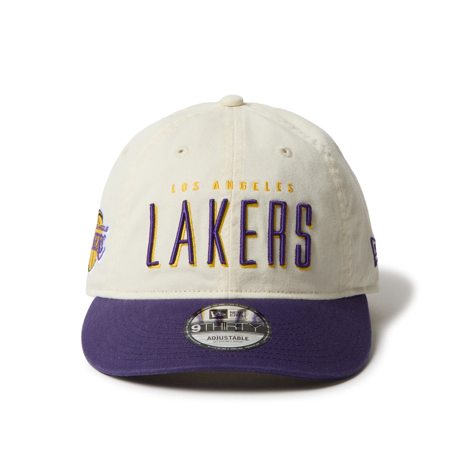 9THIRTY レザーストラップ League Buckle ロサンゼルス・レイカーズ クローム パープルバイザー | NEW ERA ニューエラ公式オンラインストア