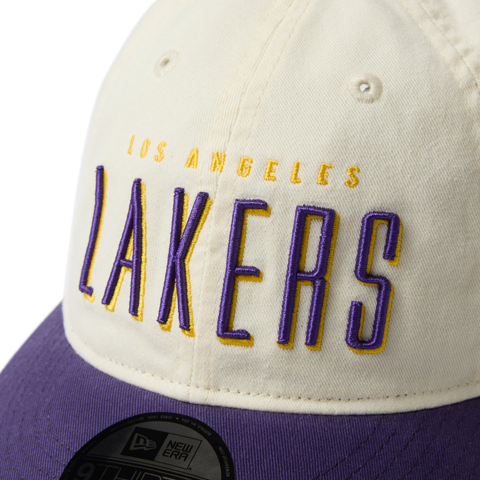 9THIRTY レザーストラップ League Buckle ロサンゼルス・レイカーズ クローム パープルバイザー | NEW ERA ニューエラ公式オンラインストア