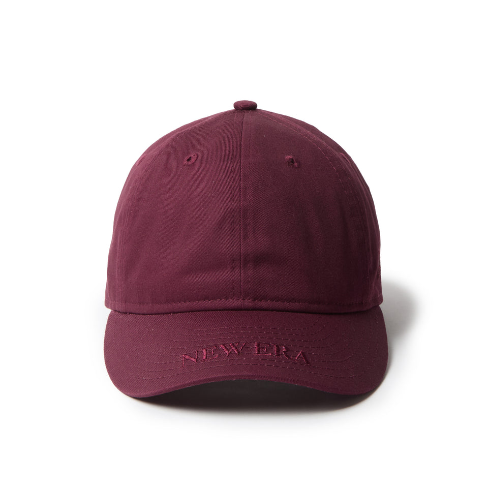9THIRTY Visor Logo バイザーロゴ エンブロイダリー バーガンディ | NEW ERA ニューエラ公式オンラインストア