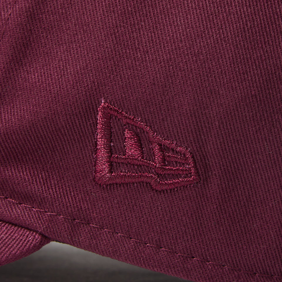 9THIRTY Visor Logo バイザーロゴ エンブロイダリー バーガンディ | NEW ERA ニューエラ公式オンラインストア