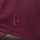 9THIRTY Visor Logo バイザーロゴ エンブロイダリー バーガンディ | NEW ERA ニューエラ公式オンラインストア