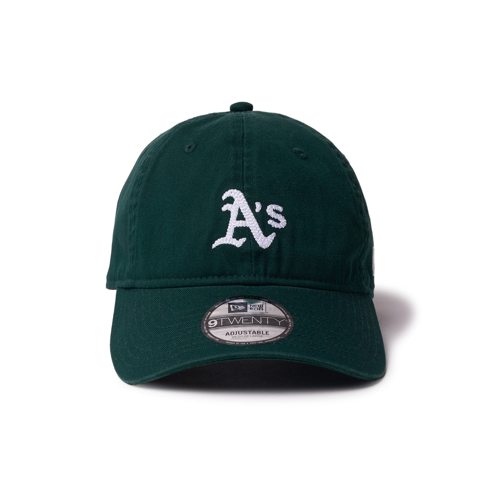 9TWENTY MLB チェーンステッチ オークランド・アスレチックス ダークグリーン | NEW ERA ニューエラ公式オンラインストア