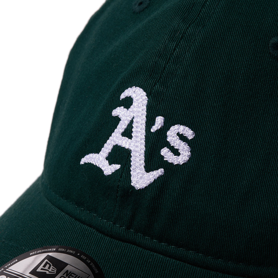 9TWENTY MLB チェーンステッチ オークランド・アスレチックス ダークグリーン | NEW ERA ニューエラ公式オンラインストア