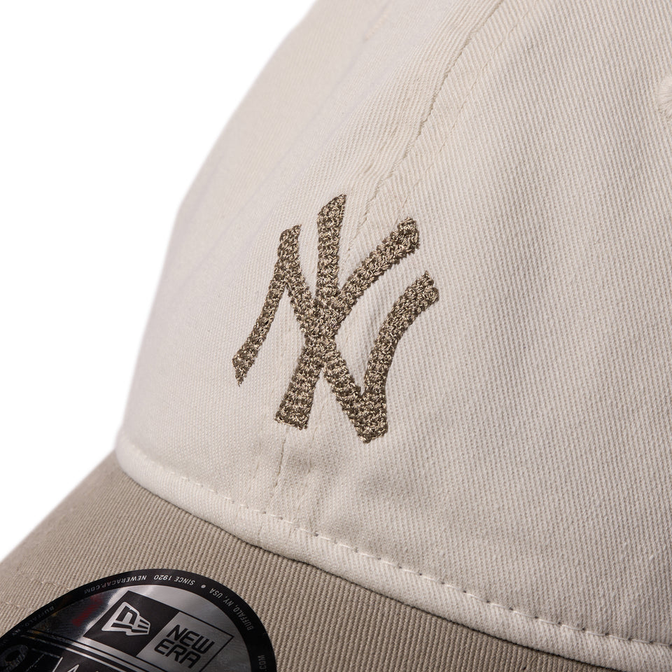 9TWENTY MLB チェーンステッチ ニューヨーク･ヤンキース アイボリー/ペブル | NEW ERA ニューエラ公式オンラインストア