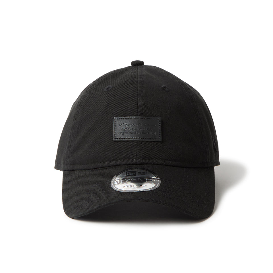 9TWENTY レザーパッチ Leather Patch ブラック | ニューエラオンライン