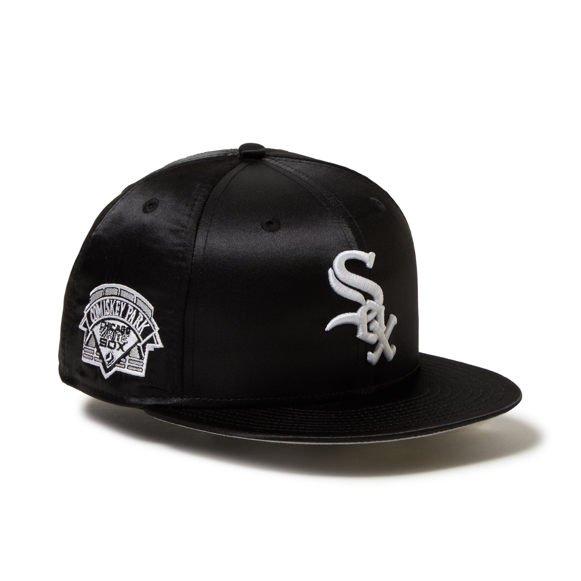 59FIFTY サテン シカゴ・ホワイトソックス ブラック | ニューエラ