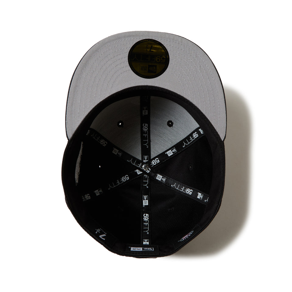 59FIFTY サテン シカゴ・ホワイトソックス ブラック | NEW ERA ニューエラ公式オンラインストア