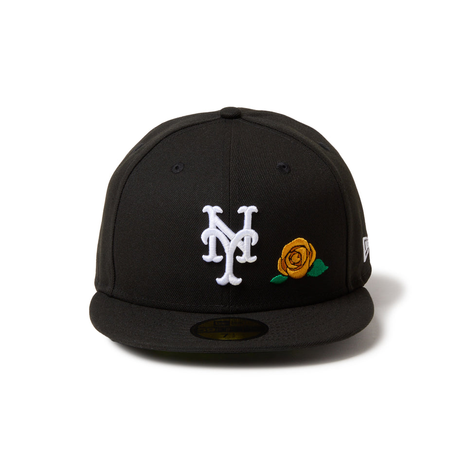 59FIFTY With Rose ニューヨーク・メッツ ブラック | NEW ERA ニューエラ公式オンラインストア
