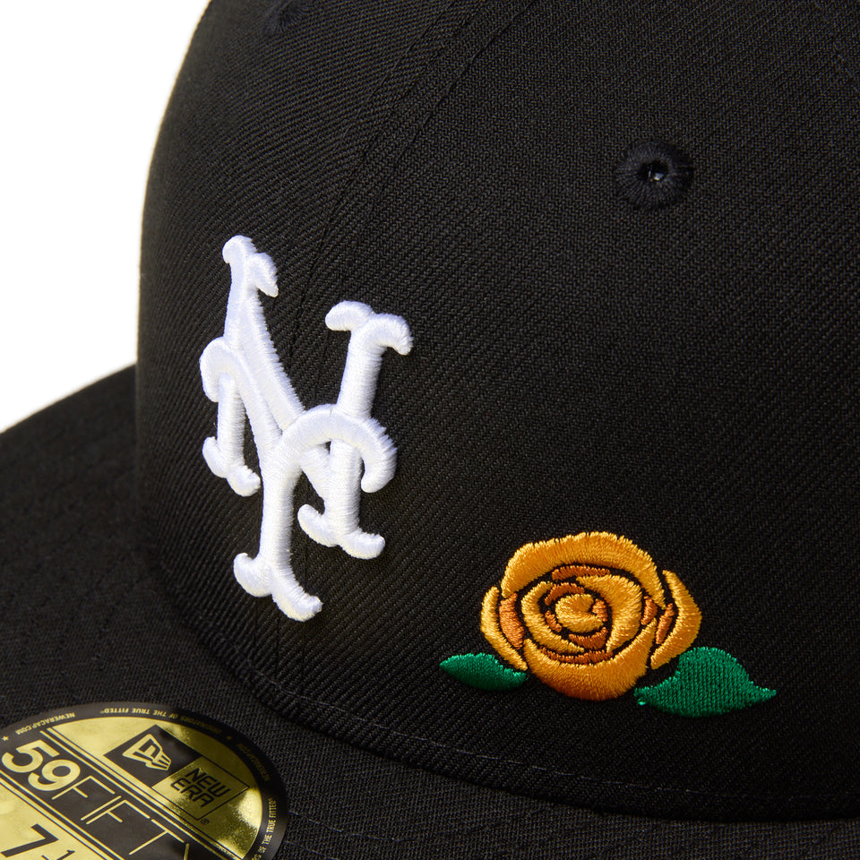 59FIFTY With Rose ニューヨーク・メッツ ブラック | NEW ERA ニューエラ公式オンラインストア