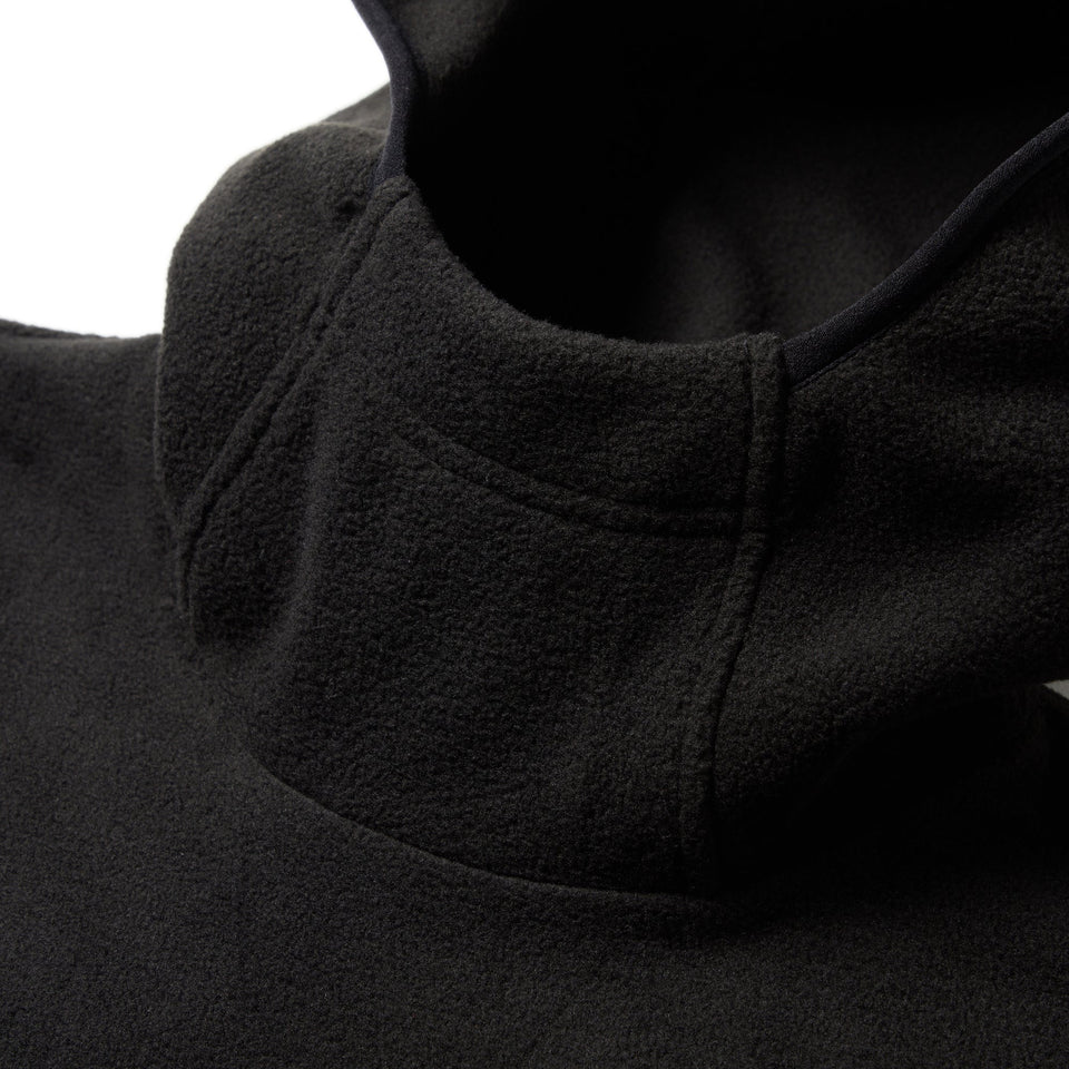 フリース ハイネック プルオーバーフーディー ブラック | アウトドア - 14668847 - S | NEW ERA ニューエラ公式オンラインストア