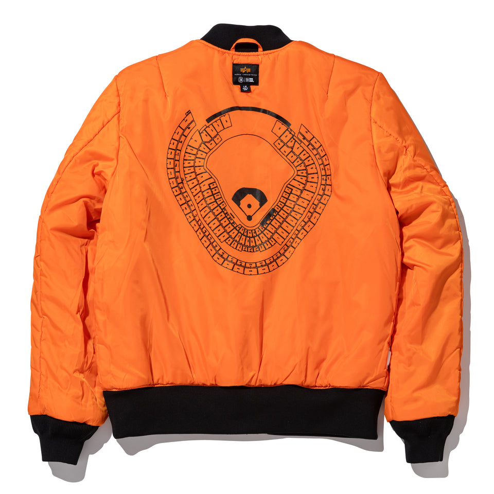 MA-1 ボンバージャケット Alpha Industries ニューヨーク・ヤンキース ブラックカモ