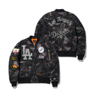 MA-1 ボンバージャケット Alpha Industries ロサンゼルス・ドジャース ブラックカモ
