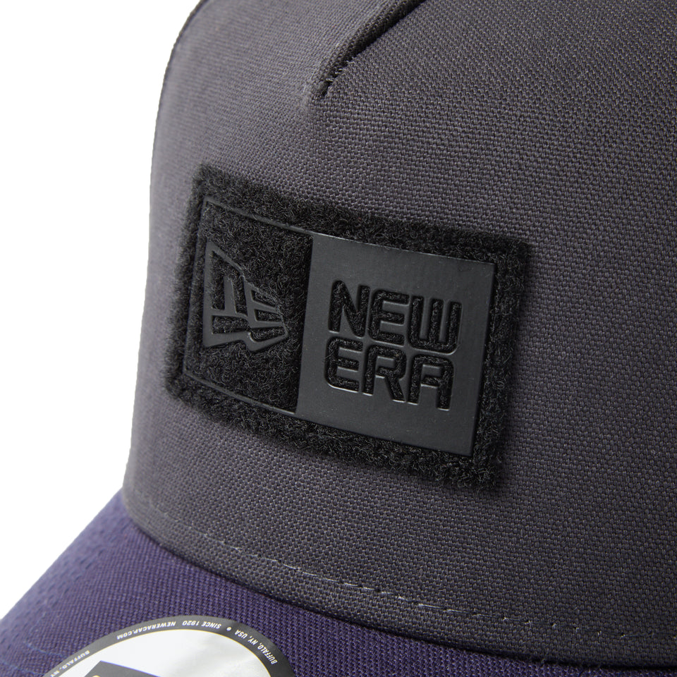 9FORTY A-Frame Duck Canvas ベルクロパッチ ダークグラファイト/ライトネイビー | アウトドア | NEW ERA ニューエラ公式オンラインストア