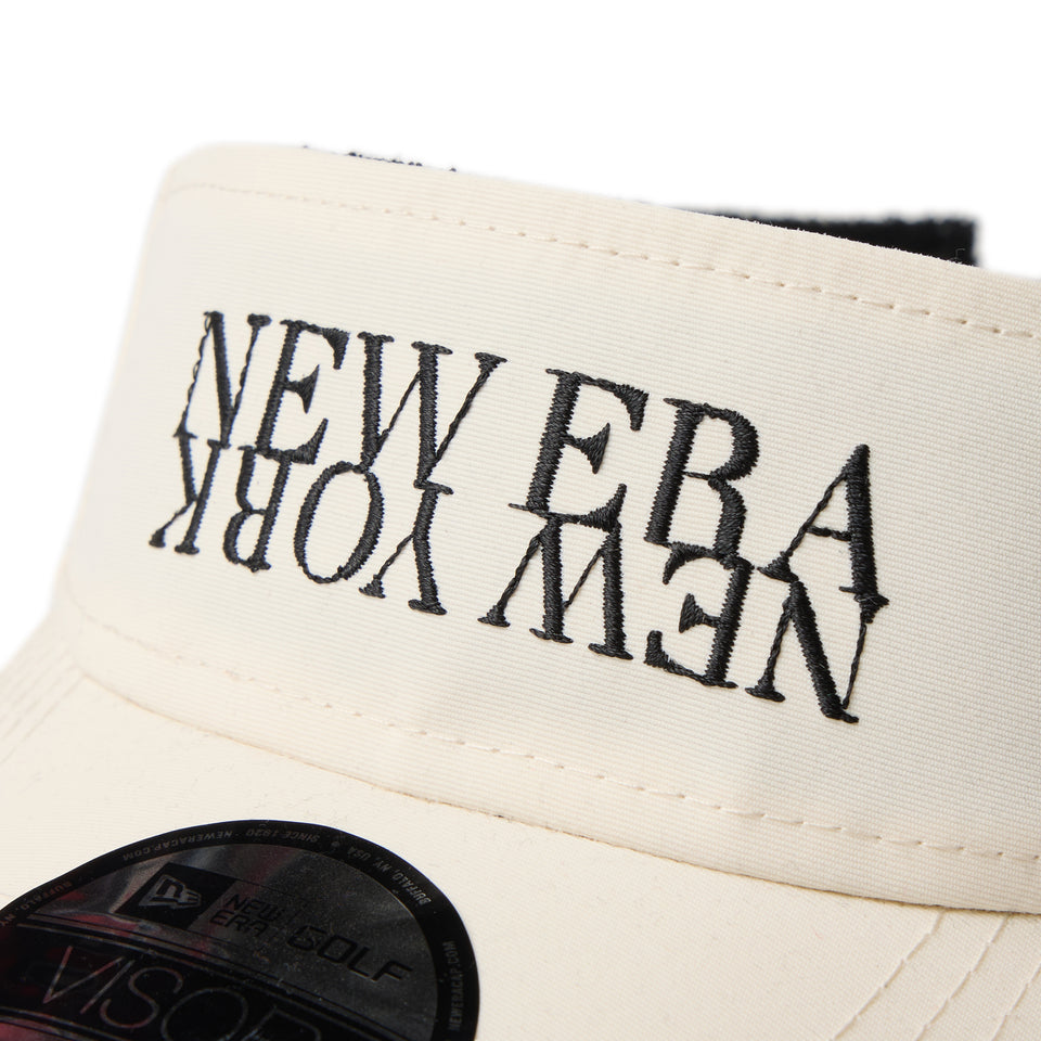 サンバイザー NEW ERA NEW YORK ヴィンテージナイロン アイボリー | ゴルフ | NEW ERA ニューエラ公式オンラインストア