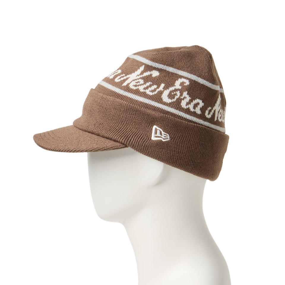 バイザーニットキャップ ブラウン | ゴルフ | ニューエラ