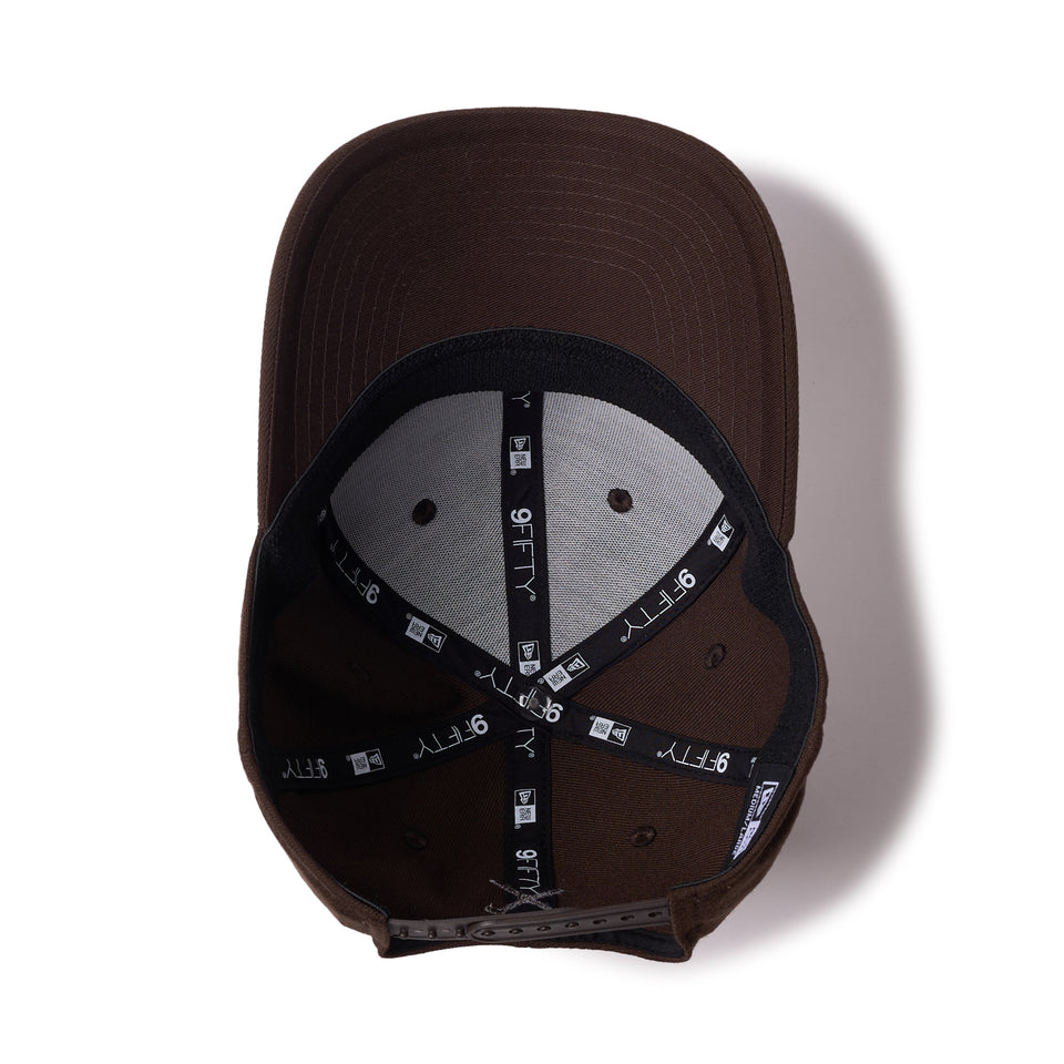 9FIFTY ストレッチスナップ Bar Logo ブラウンスエード | ゴルフ | NEW ERA ニューエラ公式オンラインストア