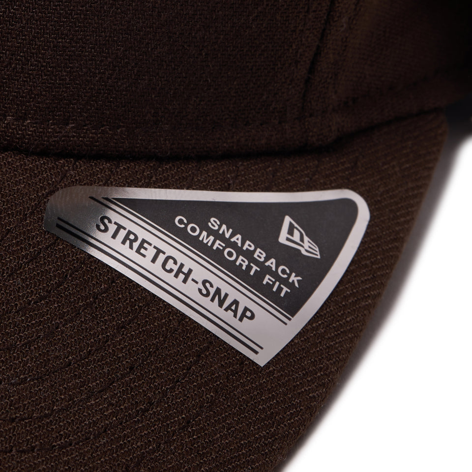 9FIFTY ストレッチスナップ Bar Logo ブラウンスエード | ゴルフ | NEW ERA ニューエラ公式オンラインストア