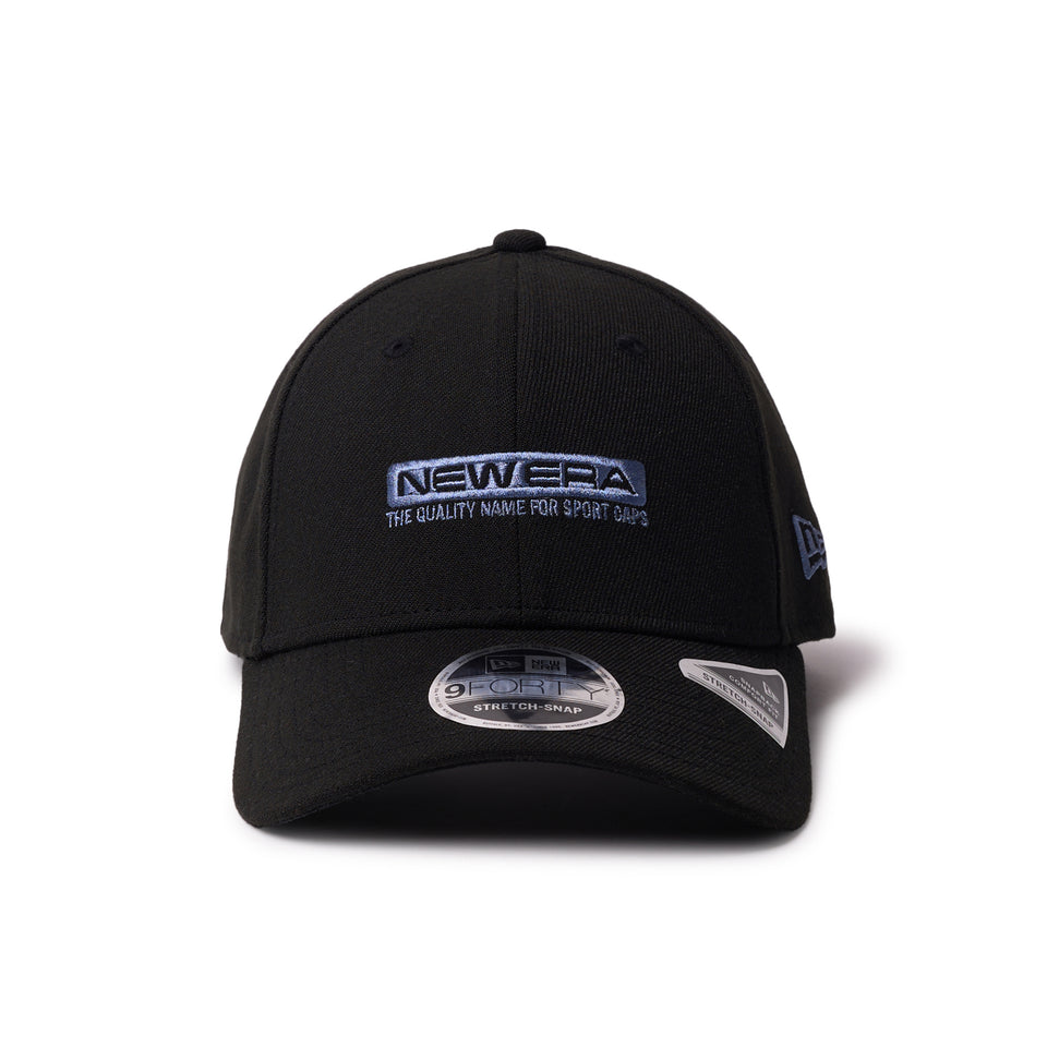 9FORTY ストレッチスナップ Bar Logo ブラック | ゴルフ | NEW ERA ニューエラ公式オンラインストア