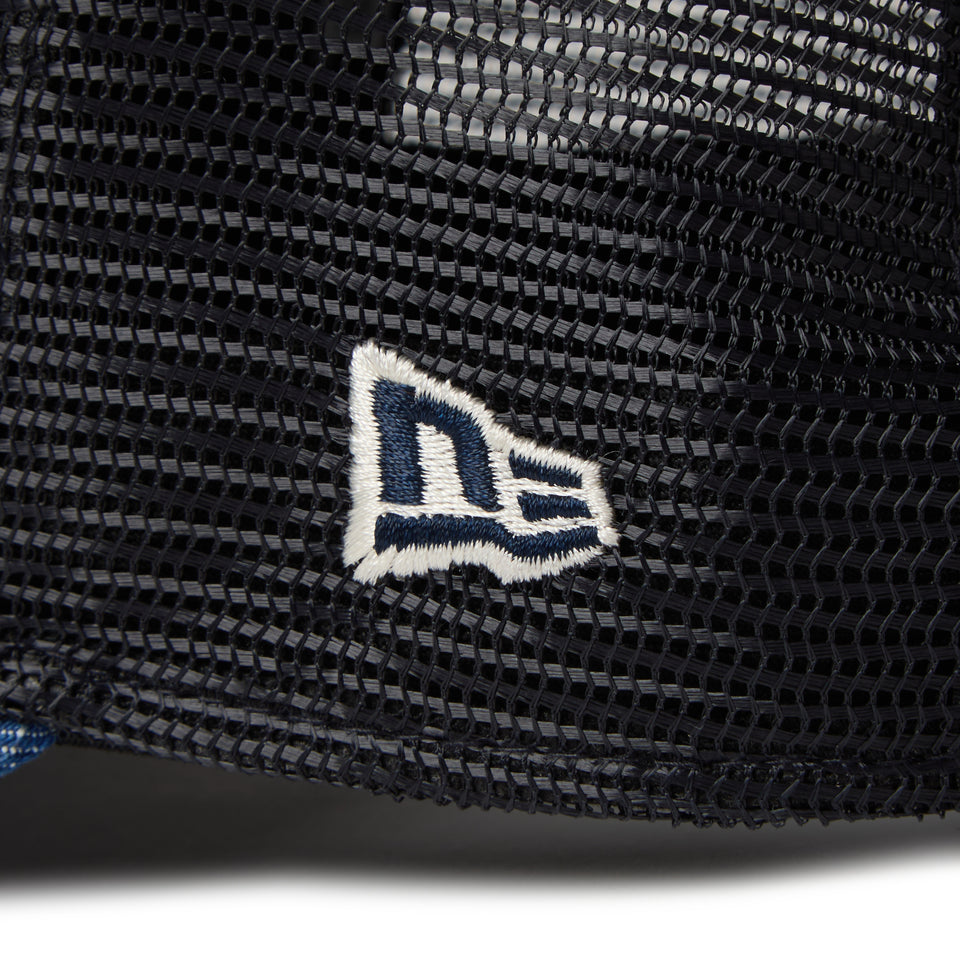 9FORTY A-Frame トラッカー デニム レザーパッチ ウォッシュド ネイビー | ゴルフ | NEW ERA ニューエラ公式オンラインストア
