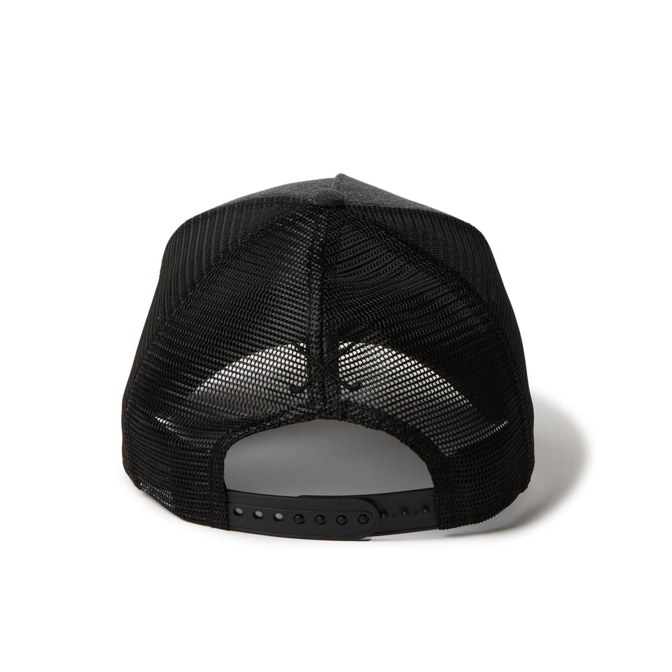 9FORTY A-Frame トラッカー デニム レザーパッチ ウォッシュド ブラック | ゴルフ | NEW ERA ニューエラ公式オンラインストア