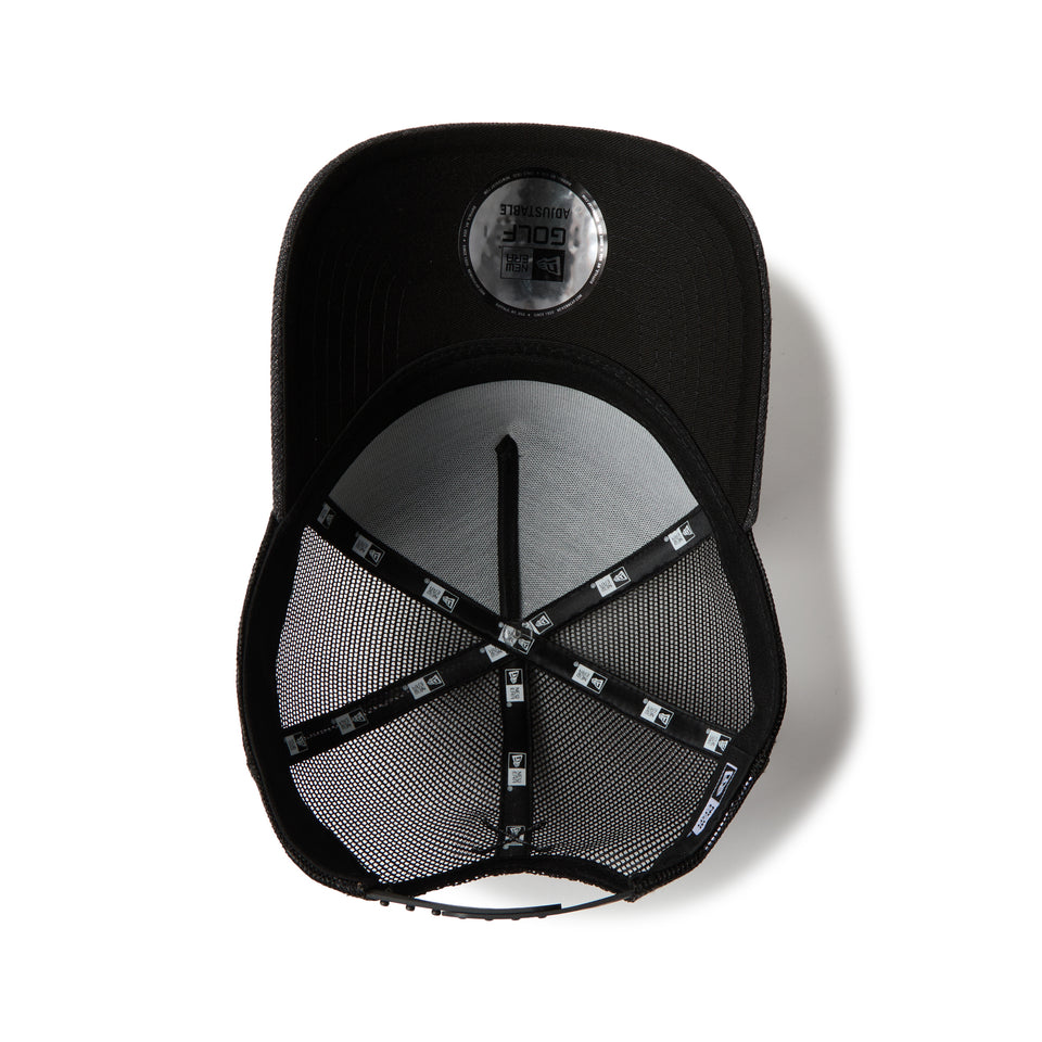 9FORTY A-Frame トラッカー デニム レザーパッチ ウォッシュド ブラック | ゴルフ | NEW ERA ニューエラ公式オンラインストア