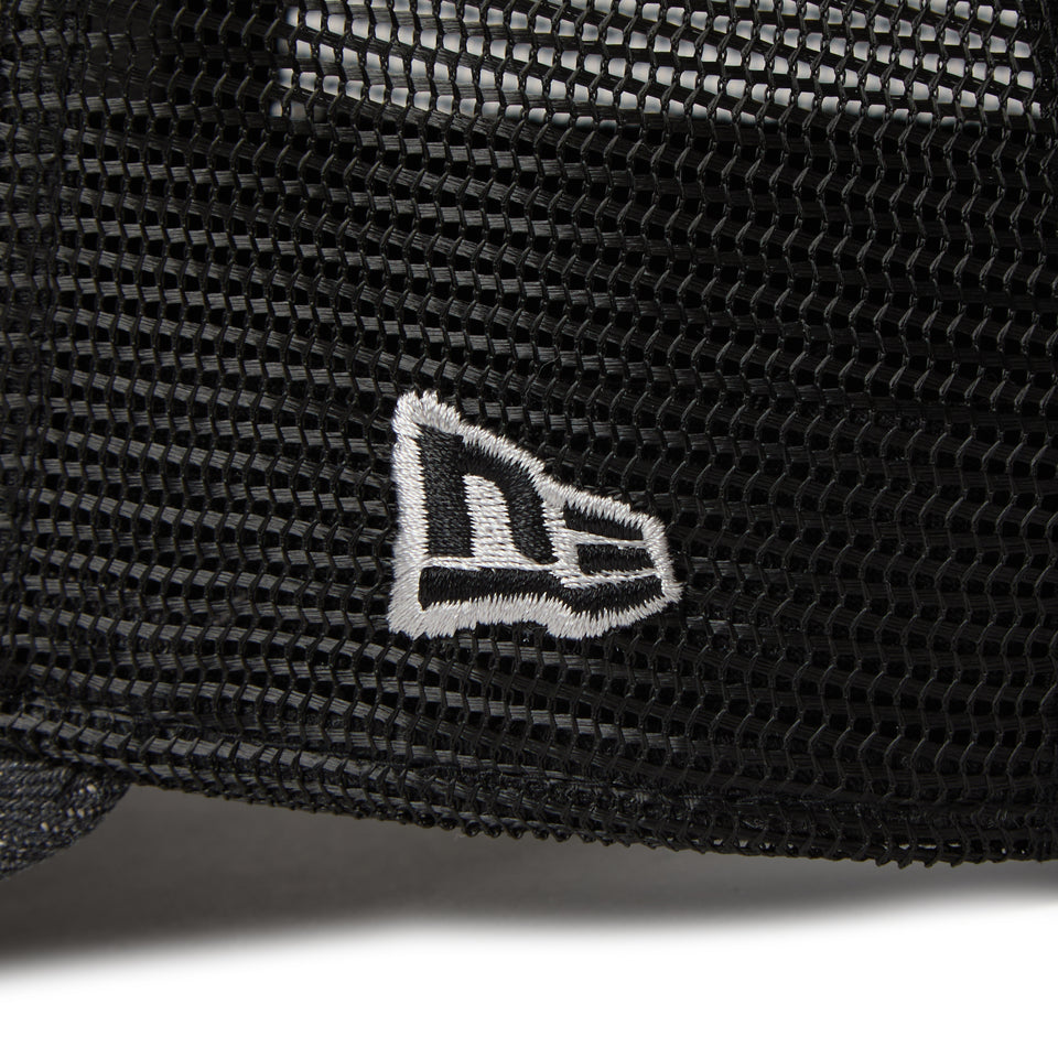 9FORTY A-Frame トラッカー デニム レザーパッチ ウォッシュド ブラック | ゴルフ | NEW ERA ニューエラ公式オンラインストア